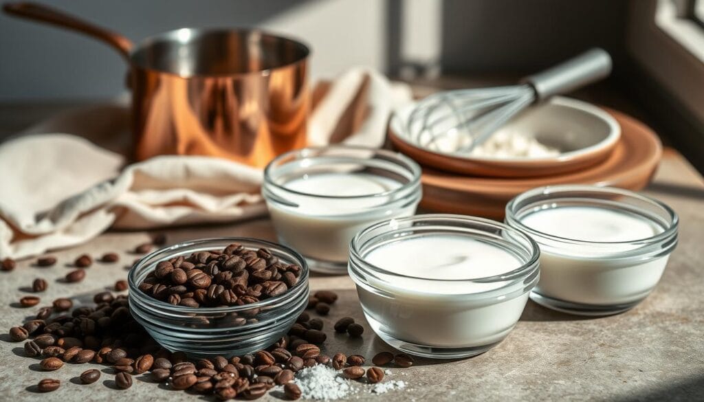 coffee panna cotta