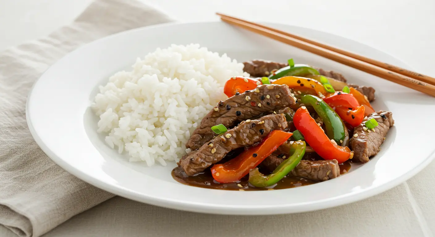 Chinese Black Pepper Beef