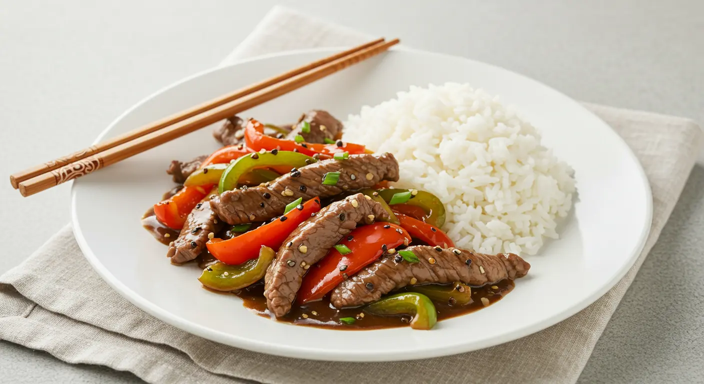 Chinese Black Pepper Beef